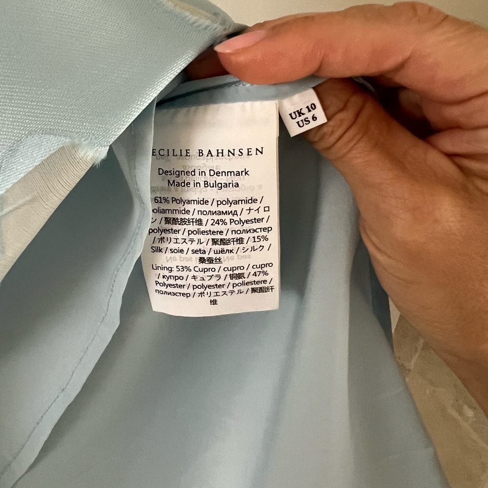 Cecilie Bahnsen Puff Sleeve Dress - Picture 3 of 4